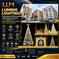 Guirlande lumineuse de Noël extérieure Luming 50 pieds, longueur personnalisable, 250 LED, IP65, température de couleur multiple, qualité commerciale, facile à installer