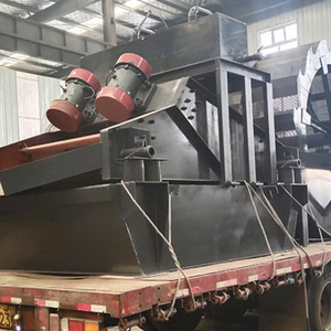 Fine Sand <b>Washing</b> Linear Dewatering Inclined Vibration Polyurethane <b>Screen</b> Recycle Machine with Pressure Pump Hydrocyclone - Product Image 3