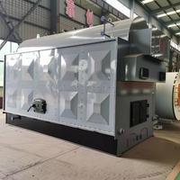 Chaudière à air chaud industrielle horizontale automatique à biomasse à tubes de fumée 5t/h en acier inoxydable à économie d'énergie pour usage industriel