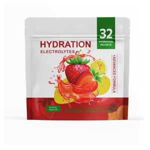 Kustom rasa gula gratis hidrasi stroberi semangka Lemon Lemon Lemon persik buah alami bubuk elektrolit massal - Product Image 5