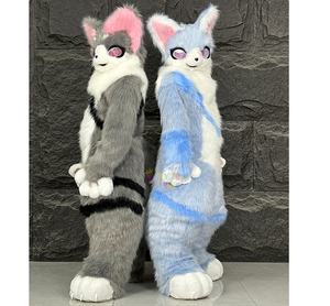 <span class=keywords><strong>Costume</strong></span> da Mascotte Volpe Realistico con Occhi Acrilici per Cosplay, Esposizioni Anime, Fursuit, Costumi da Volpe Carini e Cartoonesque - Product Image 4