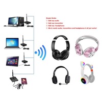 2025 RF Silent Party FM Disco UHF Segment FM Carré Réseau Extérieur Enseignement Danse Fête Activité Casque Sans Fil
