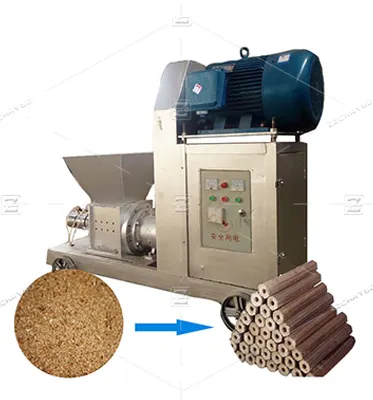 Competitive compressed wood sawdust biomass tree leaves bamboo charcoal coal briquettes press manufacturing machine price