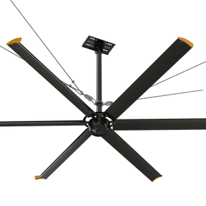 Chine 4.2m à faible bruit 14ft grand vent flux d'air <span class=keywords><strong>Garage</strong></span> évent géant industriel Hvls grand prix du ventilateur de plafond - Product Image 2