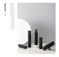 Flacon cosmétique en plastique pour soin du visage et du corps, avec pompe à lotion et tête de pulvérisation, réutilisable