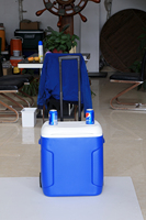 Offre Spéciale Promotion haute qualité personnalisé OEM 54L polyuréthane isolé thermique roue de chariot bière glace boîte de refroidissement