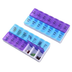 Hộp Đựng Thuốc Bằng Nhự<span class=keywords><strong>a</strong></span> Hộp Đựng Thuốc 7 Ngày <span class=keywords><strong>2</strong></span> Lần 14 Ngăn Trong Tuần Hộp Đựng Thuốc Bằng Nhự<span class=keywords><strong>a</strong></span> Hộp Sắp Xếp Du Lịch - Product Image 1