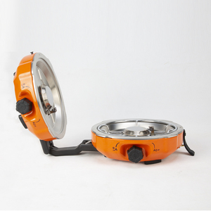 Réchaud à gaz manuel pliable léger en acier à 2 brûleurs, simple, coupe-vent, portable, pour le camping en plein air, compatible avec les bouteilles de <span class=keywords><strong>propane</strong></span> - Product Image 2