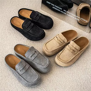 Mules confortables à talon compensé, style rétro Old Money, à bout fermé, pour la maison, modèle Cross-border Neck <span class=keywords><strong>Ken</strong></span> - Product Image 3