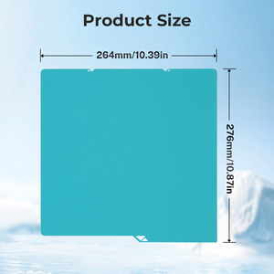 Colido แผ่นสร้างความเย็นอุณหภูมิต่ำสำหรับสำหรับ Anycubic Kobra แผ่น S1Cool 264x276มม. พื้นผิวพื้นผิว3D เตียงเครื่องพิมพ์ - Product Image 3
