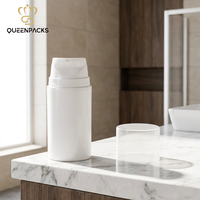 Vente flash - Flacons sans air en plastique personnalisés de 30 ml, 50 ml, 80 ml, 100 ml, 150 ml, 200 ml avec pompe pour emballages cosmétiques, lotions, crèmes
