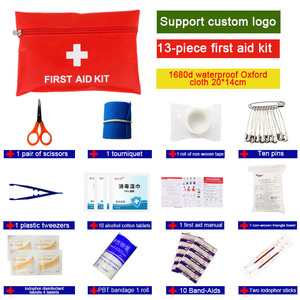 Botiquín de primeros auxilios de supervivencia de viaje, botiquín de emergencia, bolsa pequeña para deportes médicos, OfficeMini botiquín de primeros auxilios para el hogar