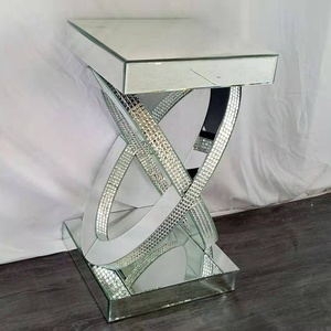 Tavolo Console Decorativo a Specchio Argentato a Forma di X, Vendita Calda - Product Image 5