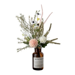 Bouquet de fleurs artificielles CallaFloral en tissu tissé plastique pour mariage et décoration intérieure CF01256 - Product Image 5