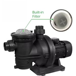 Pompe à eau solaire haute pression sans balais en acier inoxydable DC&DC/AC 1,64 CV 1200W pour piscines 48V/72V, surface en plastique - Product Image 2