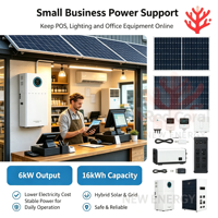 Système Solaire Domestique Complet : Générateur Solaire pour Maison de 6kW 16kWh – Vente en Gros