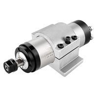 Zhong Hua Jiang 2.2KW ou 1.5KW 80mm en fonte d'aluminium avec 3 pièces vis CNC Support de montage de pince pour moteur de broche CNC