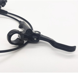 Juego de Frenos de Disco Mecánicos Delanteros y Traseros para Bicicleta de Montaña, Calibre de Aluminio Forjado con Aceite Mineral, Palanca de 2 Dedos, Color Negro - Product Image 4