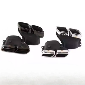 Embouts d'échappement pour Mercedes Benz Classe C W205 C200 C180 C300L C260 jusqu'à C63, embouts de silencieux en acier inoxydable avec <span class=keywords><strong>becquet</strong></span> arrière - Product Image 5