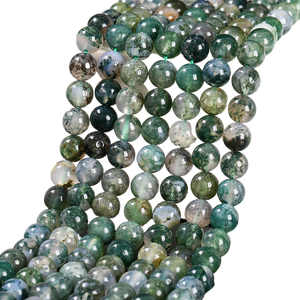 Fournisseur direct d'usine de perles d'agate d'eau naturelle, perles en vrac pour bijoux, accessoires, bracelets, bricolage et rondes - Product Image 1