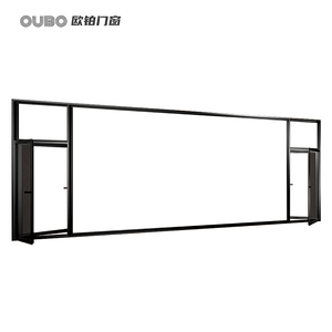 Khung đôi khung hợp kim nhôm cách âm cách nhiệt gấp Màn hình cửa sổ lớn cầu thang bệnh viện cường lực - Product Image 1