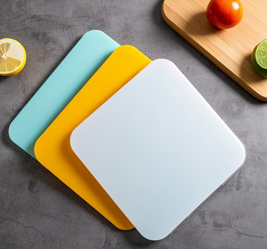 300*300*15mm  PE  PP Cutting Board Color Customised Lightweight Durable