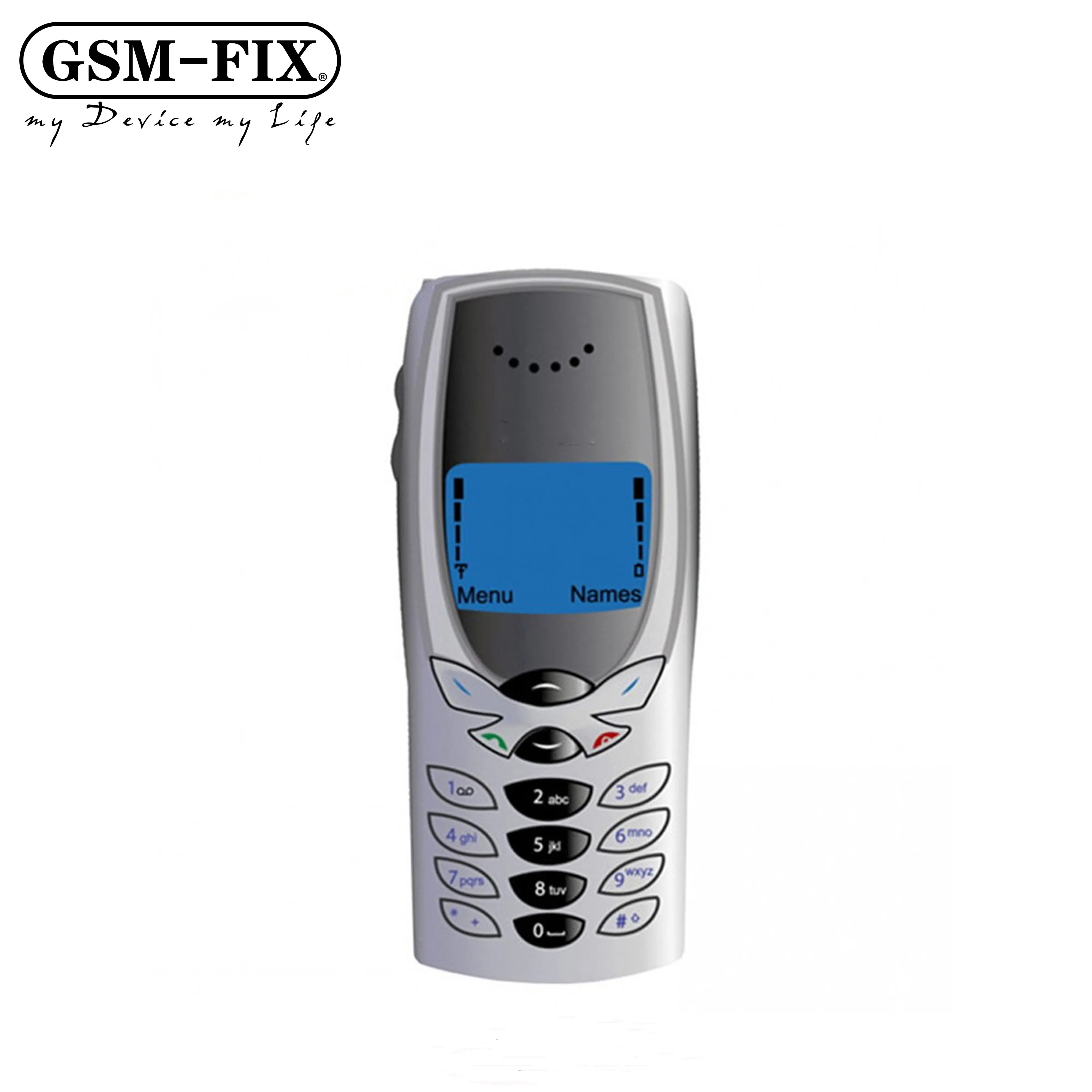 GSM-FIX Cheapest For Nokia 8250 Mobile Phone 2G GSM 900/1800 Unlocked 8250 with High Power capacity Feature Cellphone