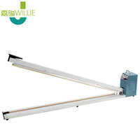 Scelleuse manuelle semi-automatique à impulsions pour sacs, avec poignée extra longue 1000 mm (36 pouces), en aluminium, pour sceller les marchandises