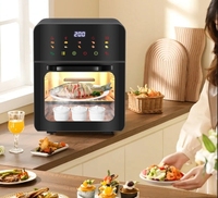 Alat Dapur Kecil Multifungsi Penggorengan Udara Pintar dengan Layar LED Sentuh Kontrol Suhu yang Dapat Disesuaikan