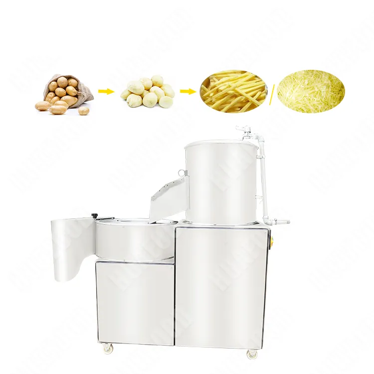 Potato chips onion cleaning peeling and cutting machine with factory supplier