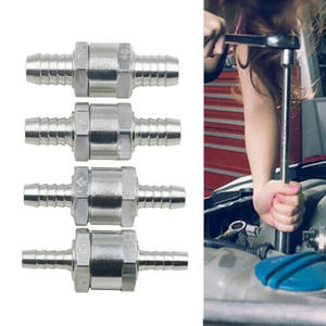 Nhôm + Thép Không Gỉ 4 6 8 10 12 14Mm Kiểm Tra Van Một Cách Nhiên Liệu Không Trở Lại Kiểm Tra Van Xăng Diesel Nhiên Liệu Heck Van - Product Image 2