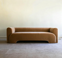 Canapé en tissu minimaliste italien, canapé moderne de luxe léger pour petit salon, modèle de canapé lounge