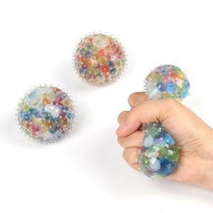 Novedosa Pelota Antiestrés de Cuentas Arcoíris, Divertido Juguete Sensorial para Relajación - Product Image 4