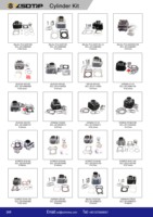 Bloque de cilindros de alto rendimiento para motocicletas TS185 y TS-ER185 | Bloque de motor de aleación de aluminio compatible con OEM