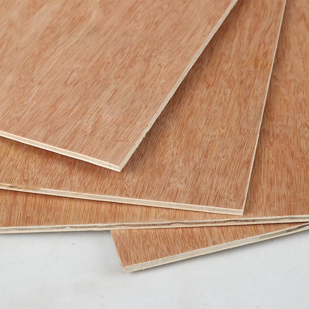 3mm Bintangor plywood Sheet HPL Laminated door skin Ply Wood