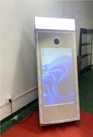 Nouvelle borne photo avec miroir 65 pouces et écran tactile 43 pouces, compatible caméra, capacité 15 personnes, impression instantanée pour mariages et fêtes