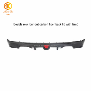 Difusor de parachoques trasero para BMW Serie 2 <span class=keywords><strong>M230</strong></span> M245I F22 F23, de fibra de carbono, LED, F22 - Product Image 2