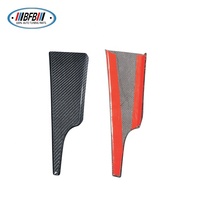 4 pièces de garnitures intérieures en fibre de carbone sèche, autocollants pour tableau de bord, pour Ford Mustang 2015 et plus, kit d'accessoires pour tableau de bord intérieur