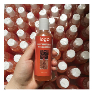 Private label cura della pelle bellezza forte <span class=keywords><strong>esfoliante</strong></span> arancia vitamina C <span class=keywords><strong>peeling</strong></span> schiarente sbiancante idratante lozione <span class=keywords><strong>peeling</strong></span> <span class=keywords><strong>corpo</strong></span> - Product Image 1