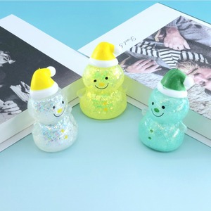 Christmas Santa Claus Tpr Maltose Textured Glitter Squeeze Toy Simulated Doll Slow Rebound Stress Relief Fidget Toy - Product Image 1