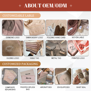 Sciarpa Lunga in Voile <span class=keywords><strong>di</strong></span> Cotone con Stampa Digitale per Donne Musulmane, Primavera, Vendita all'Ingrosso, <span class=keywords><strong>Marca</strong></span> Jingjun - Product Image 5