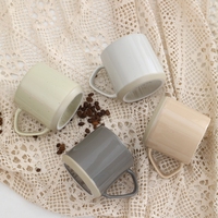 Mug à café en céramique de style nordique esthétique, design créatif et frais, tasse de petit-déjeuner, mugs pour couple, vente en gros pour la maison et les cafés