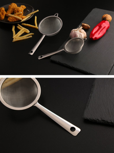 金属<span class=keywords><strong>Colander</strong></span>ステンレスキッチン用多機能ストレーナーハンドヘルドメッシュティーコーヒーストレーナー - Product Image 5
