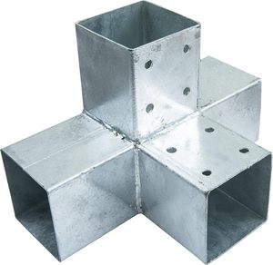 Poteaux de <span class=keywords><strong>bois</strong></span> carrés en acier galvanisé à chaud <span class=keywords><strong>Ancrage</strong></span> pour carports Clôtures Poteaux de porte Base et support - Product Image 4