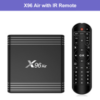 X96AIR Nouveauté Amlogic S905X3 8K BT4.0 Boîtier TV Vente Chaude X96Air Décodeur X96 Air X3 Prise en Charge de la Télécommande Vocale