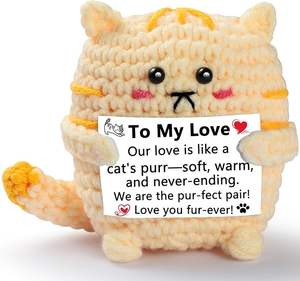 Aanpassen Handgemaakt Gehaakt Schattig Speelgoed Bijenkat Taco Haai Dinosaurusschildpad Emotionele Inspirerende Positieve Dieren Cadeau - Product Image 5