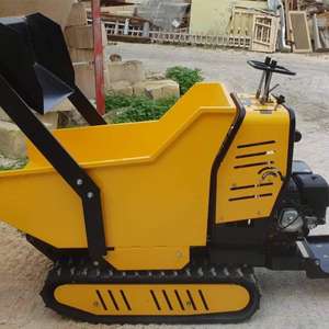 Компактный Зеленый Садовый мини китайский погрузчик верхний гусеничный самосвал с мотором - Product Image 2