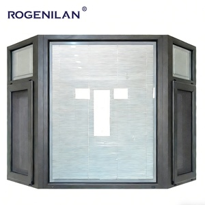 Fenêtres en verre trempé insonorisées en aluminium sur mesure Rogenilan pour baies vitrées avec stores - Product Image 2