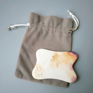 Envío gratuito corazón forma jade <span class=keywords><strong>sodalita</strong></span> jaspe de Mookaite guasha 100% natural jade gua sha - Product Image 2