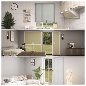 लिविंगरूम के लिए मैनुअल कॉर्डलेस ब्लैकआउट विंडो के लिए आसान - Product Image 6